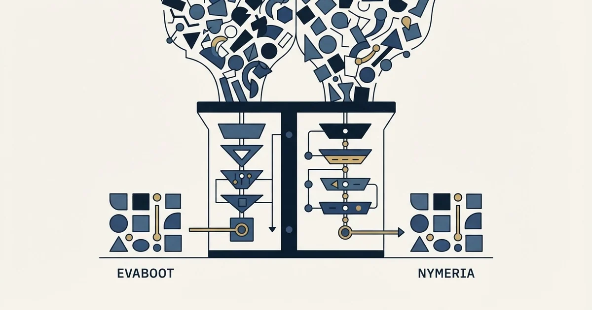 Editorial illustration for Evaboot vs Nymeria