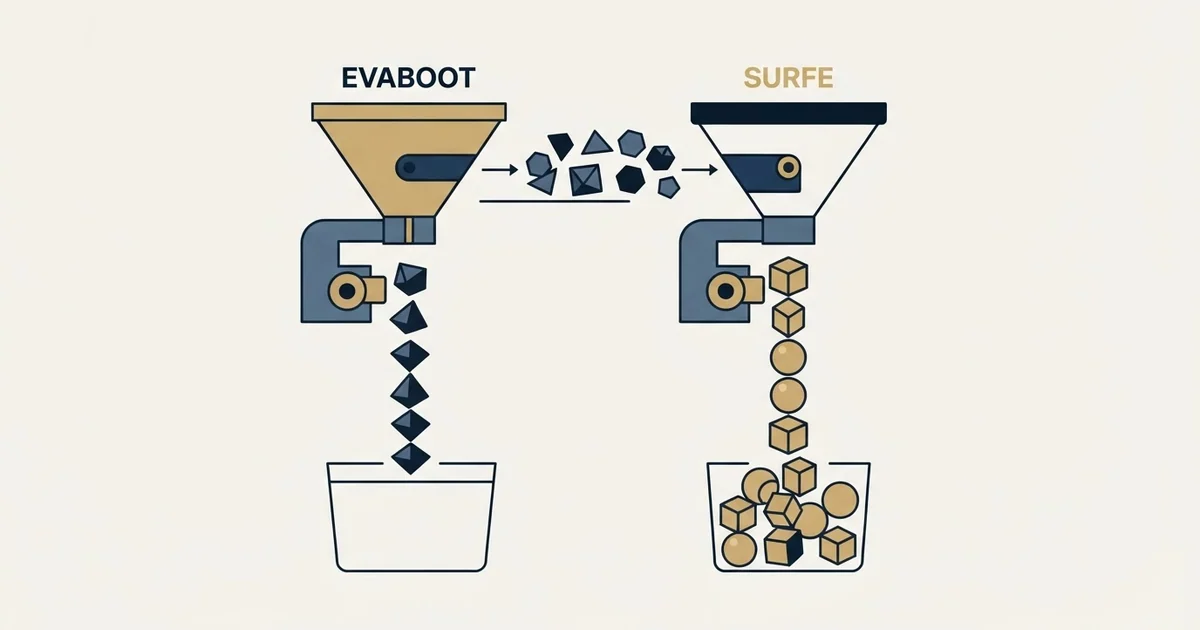 Editorial illustration for Evaboot vs Surfe