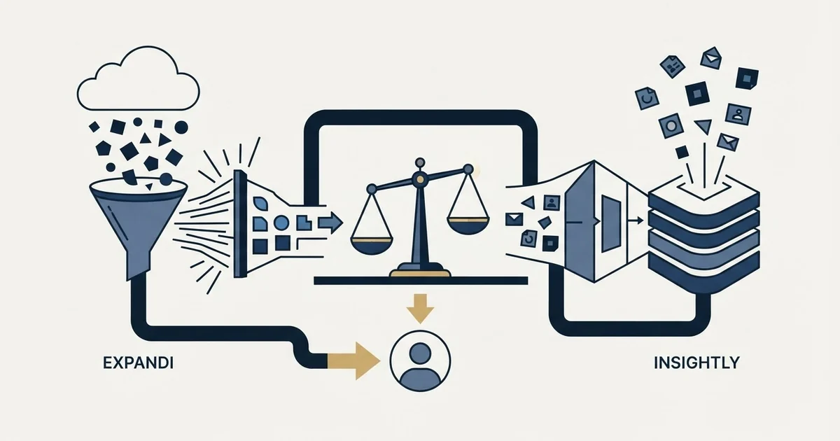 Editorial illustration for Expandi vs Insightly