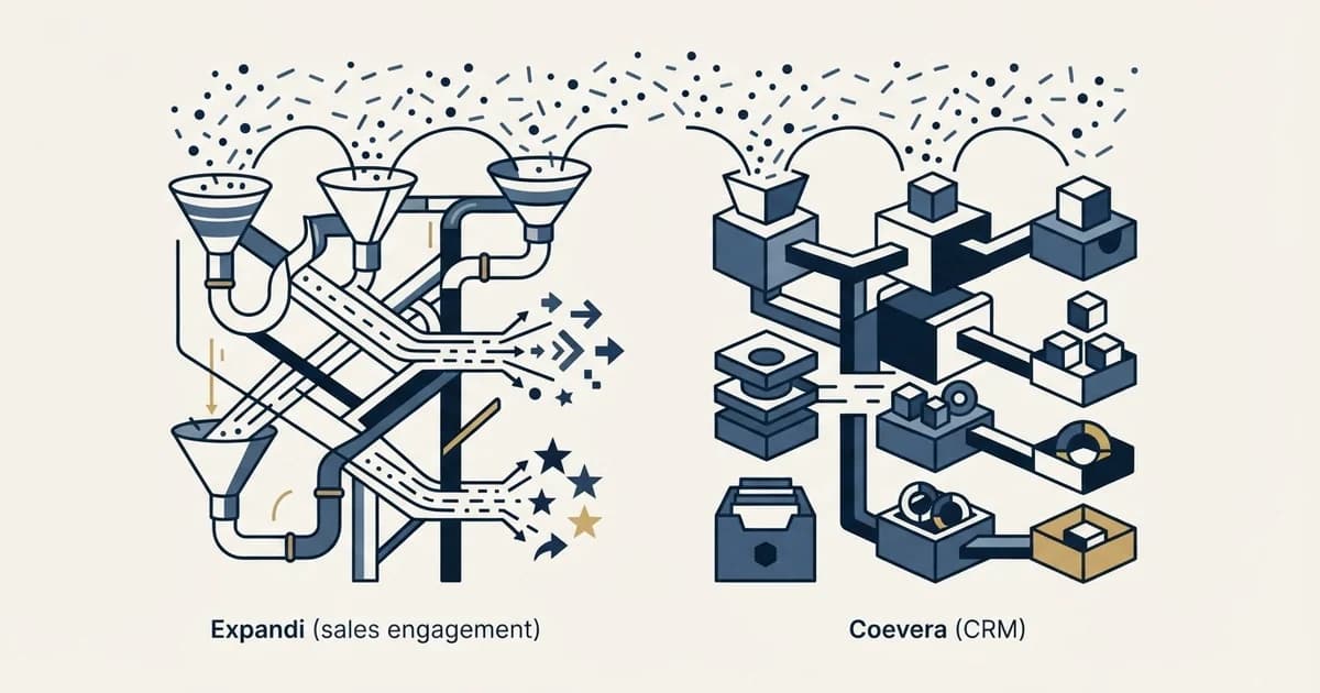 Editorial illustration for Expandi vs Coevera