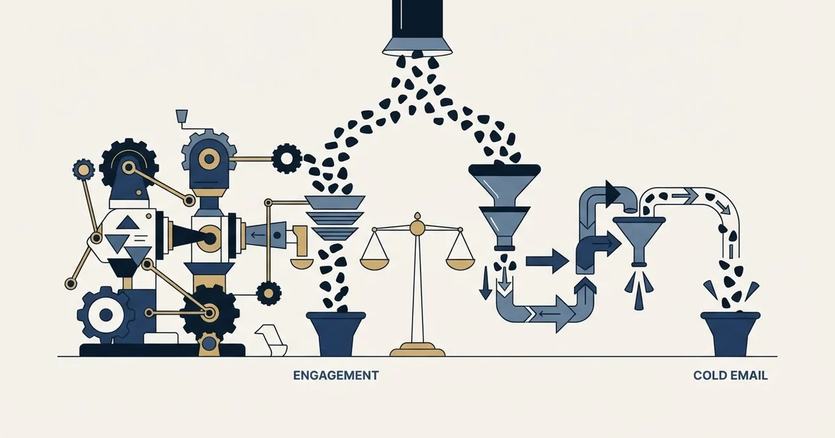 Editorial illustration for Expandi vs SalesBlink