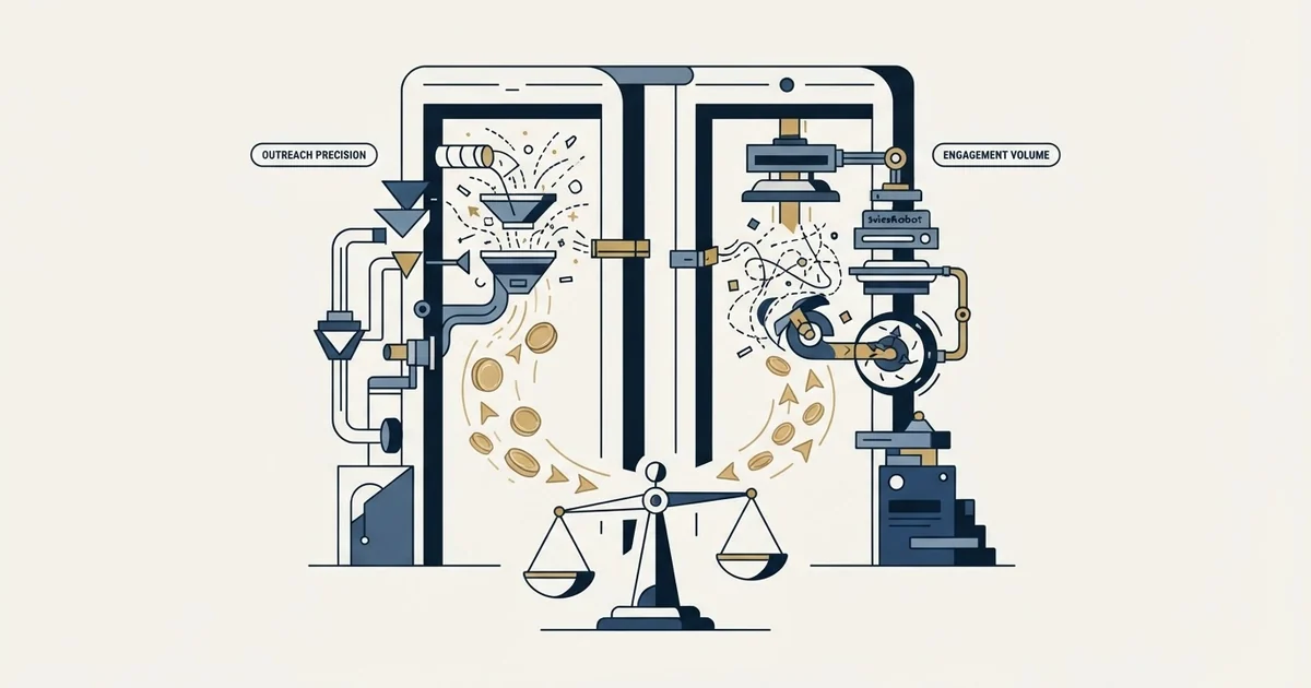 Editorial illustration for Expandi vs SalesRobot