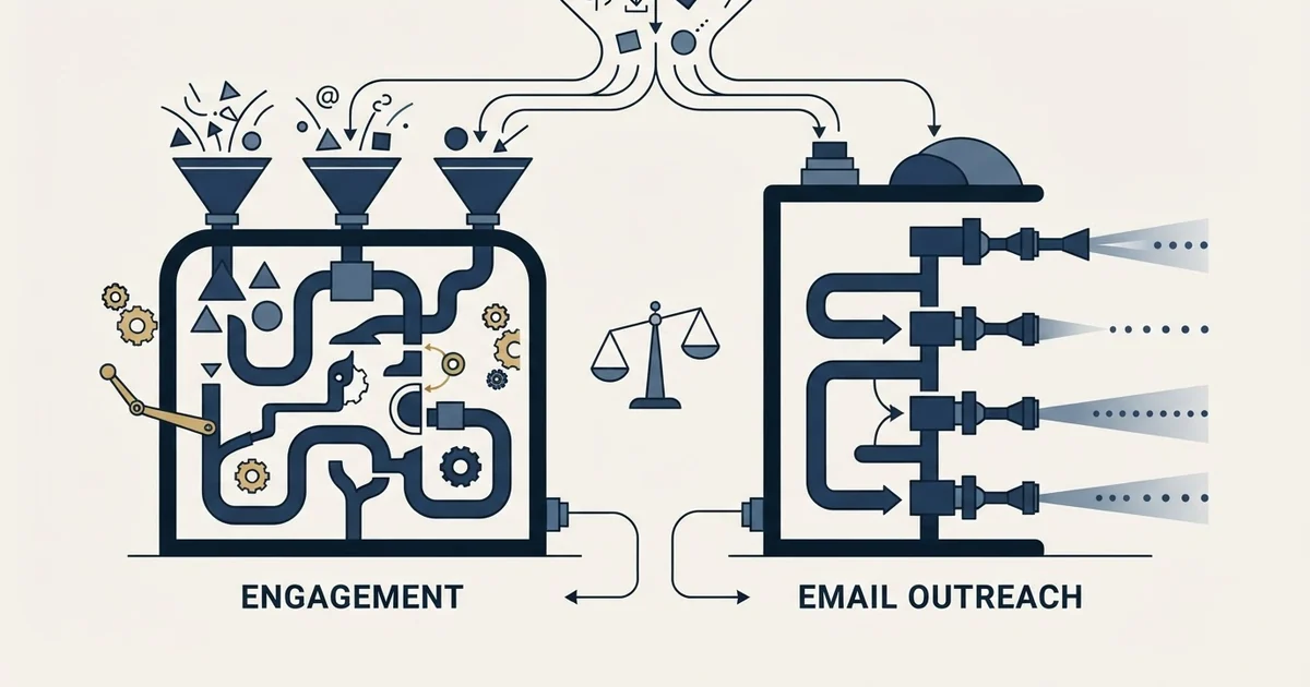 Editorial illustration for Expandi vs Woodpecker