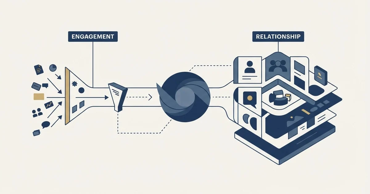 Editorial illustration for Expandi vs Zoho CRM
