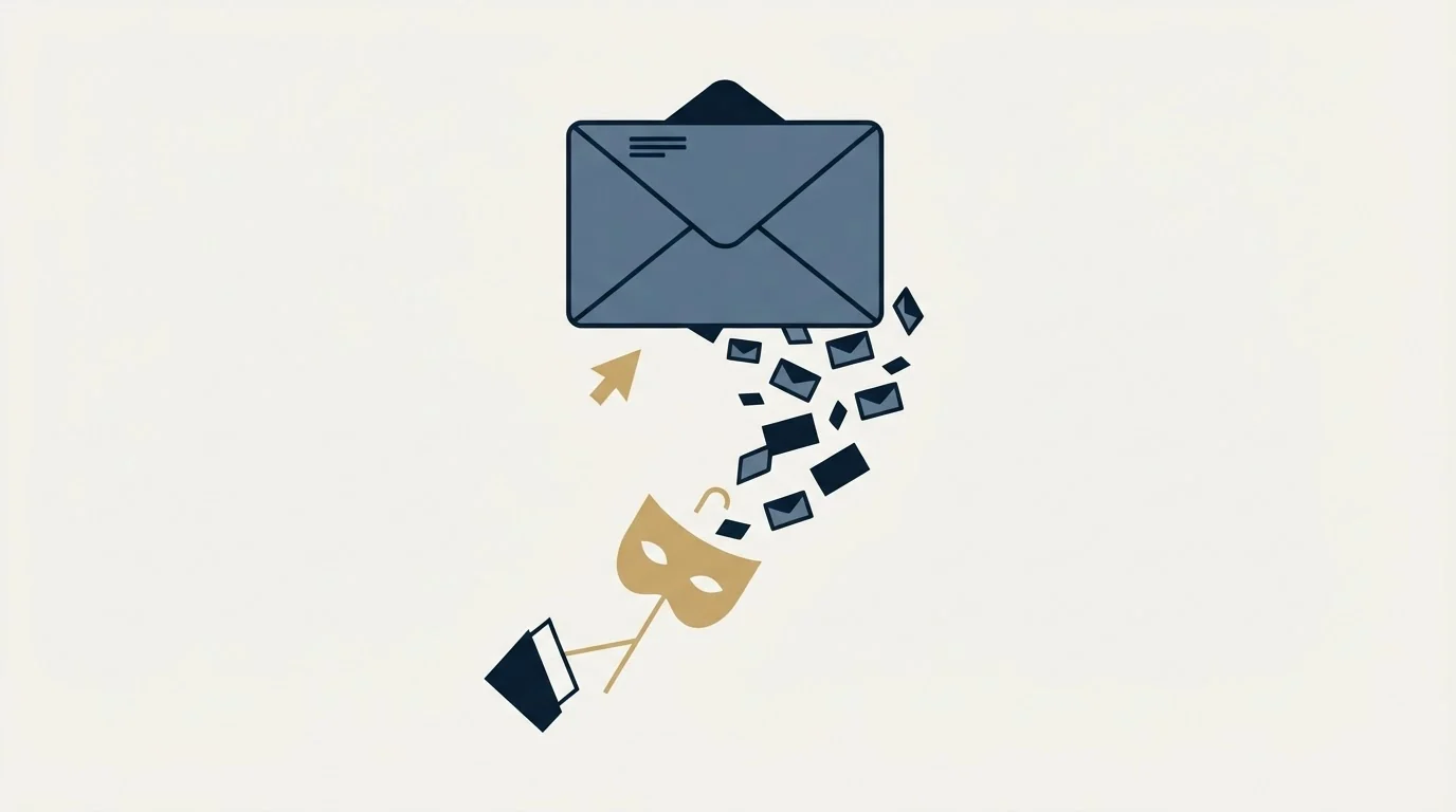 Section illustration: The other thing "fake bounce message" means