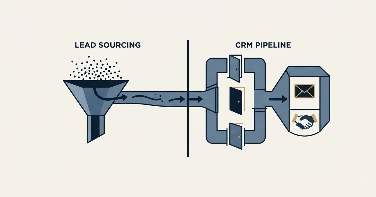 Editorial illustration for FindThatLead vs Freshsales