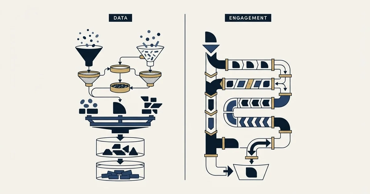 Editorial illustration for FindThatLead vs Groove by Clari