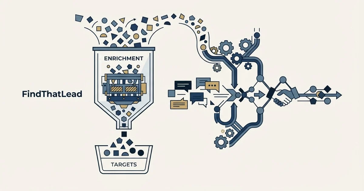 Editorial illustration for FindThatLead vs Humanlinker