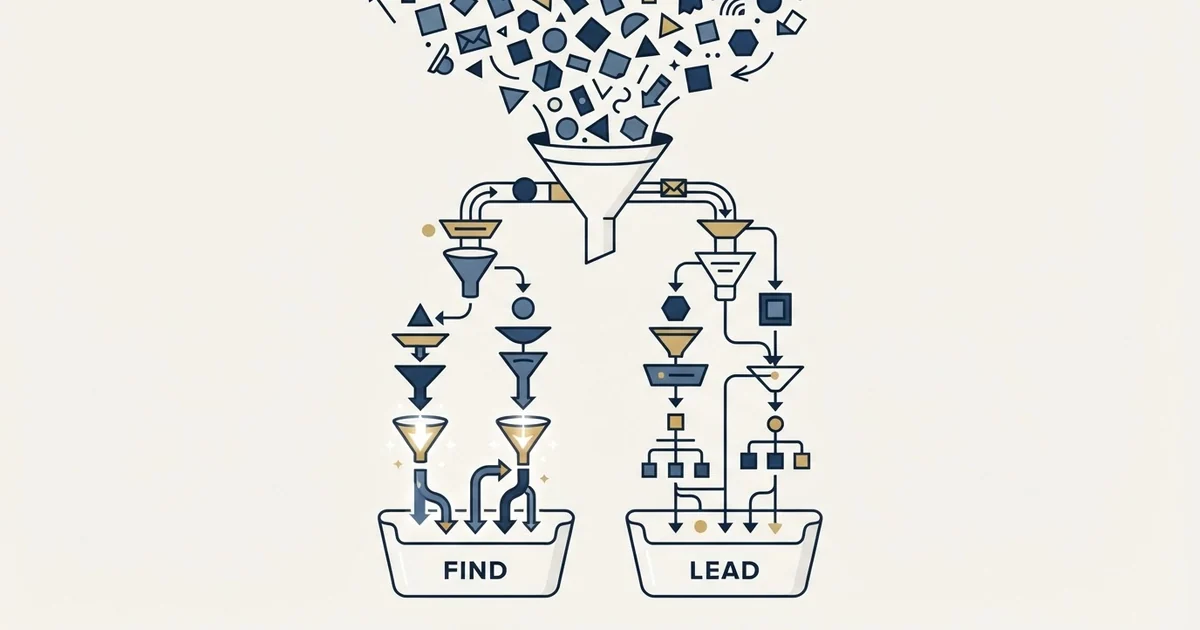 Editorial illustration for FindThatLead vs LeadMagic