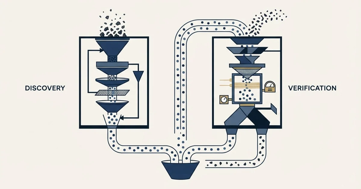 Editorial illustration for FindThatLead vs MailerCheck