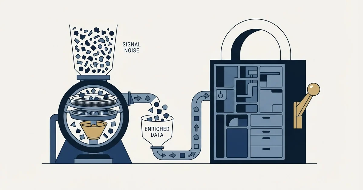 Editorial illustration for FindThatLead vs Monday CRM
