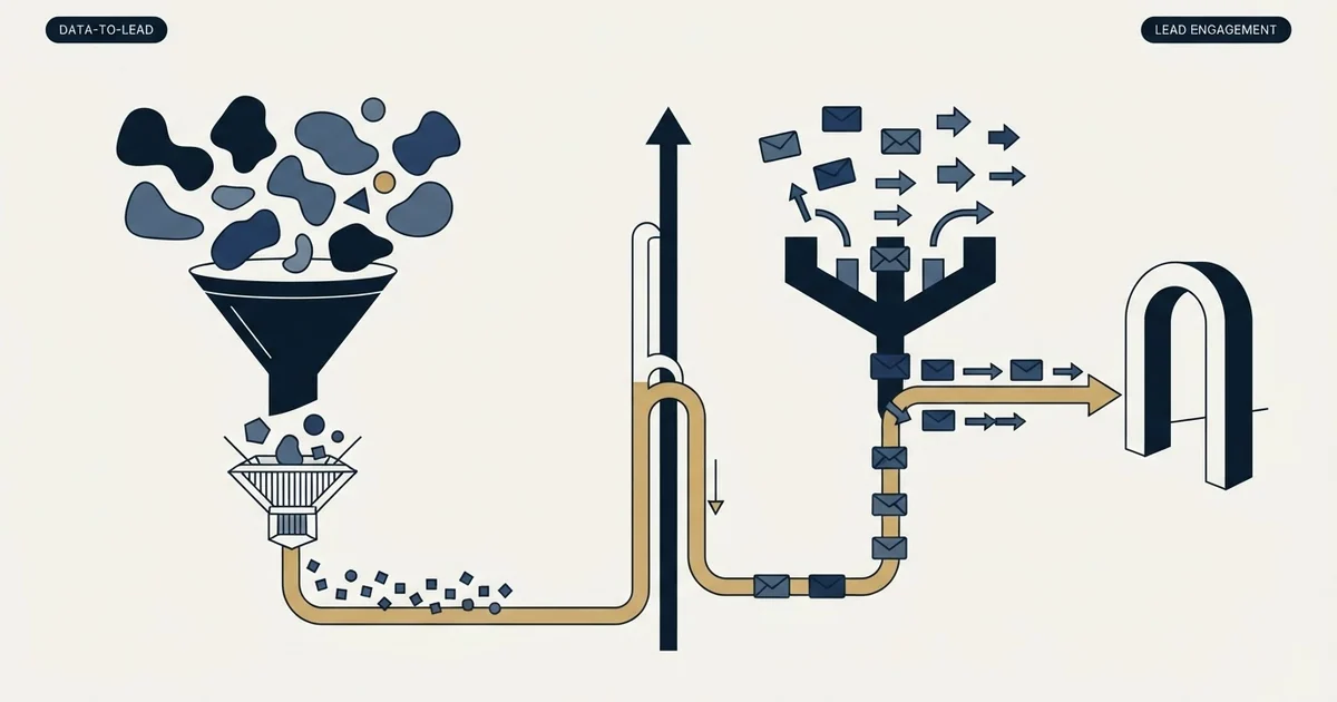 Editorial illustration for FindThatLead vs Outreach