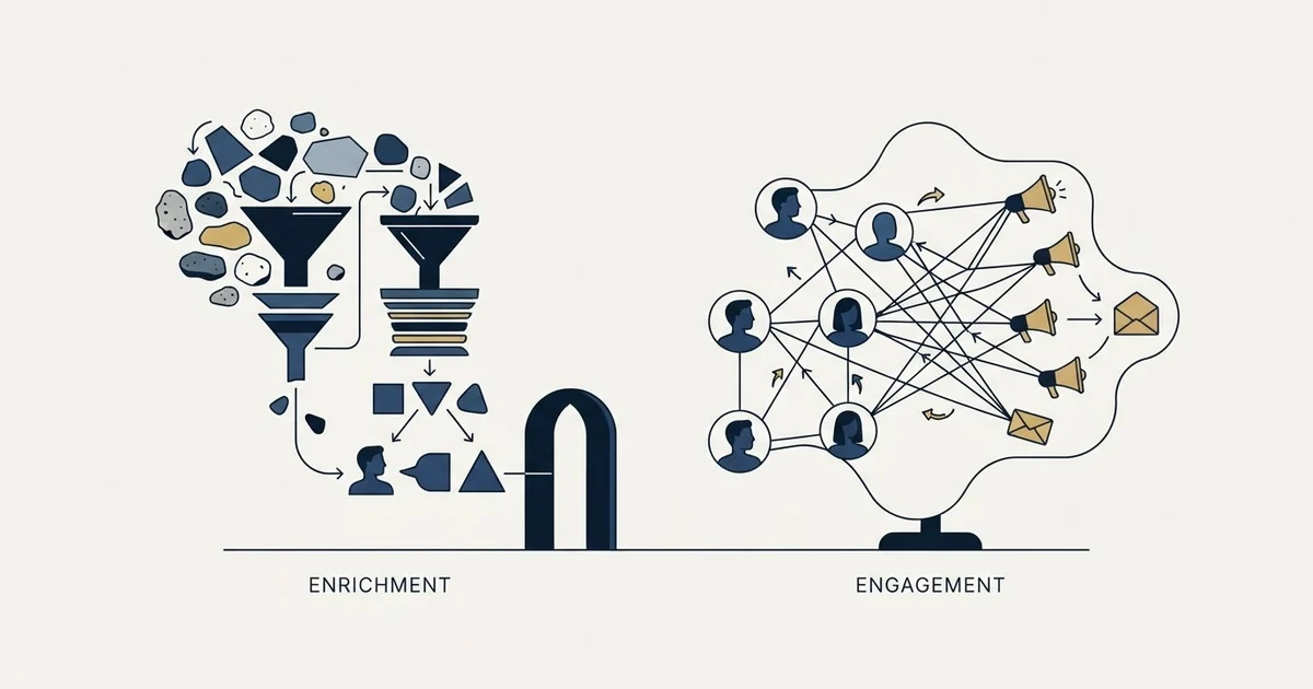 Editorial illustration for FindThatLead vs PersistIQ