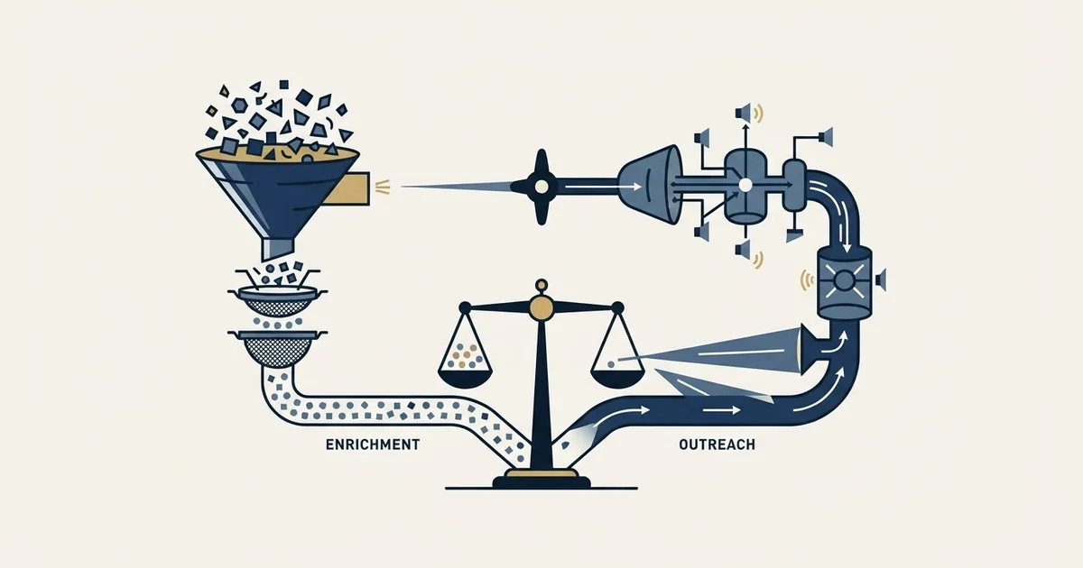 Editorial illustration for FindThatLead vs Qualifier.ai
