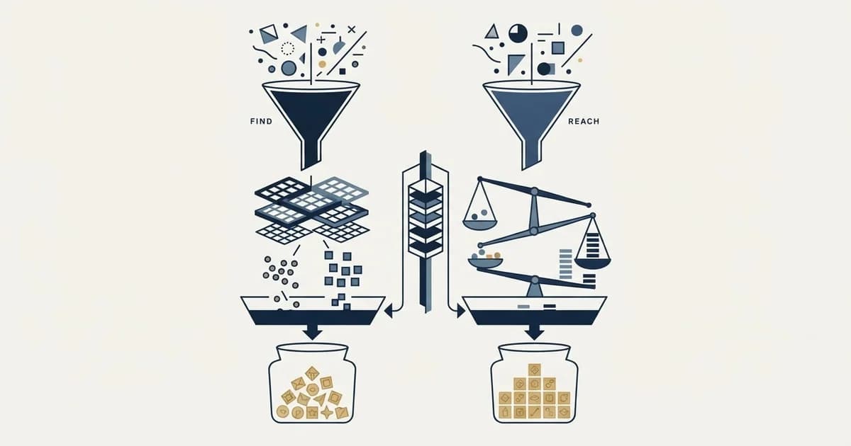 Editorial illustration for FindThatLead vs RocketReach