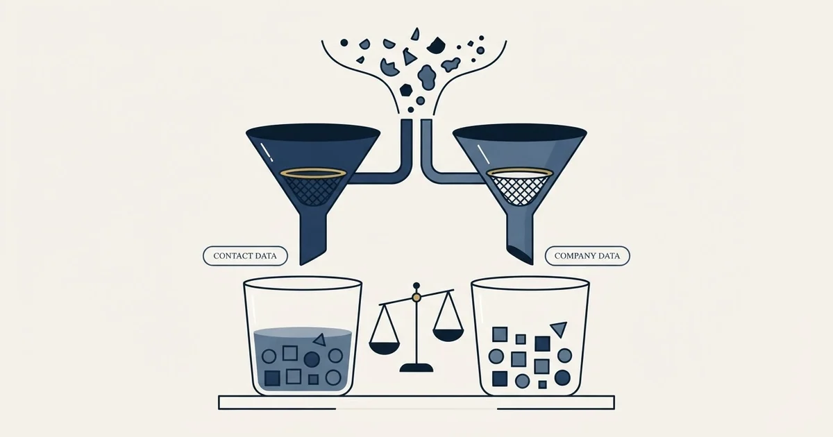 Editorial illustration for FindThatLead vs TheirStack