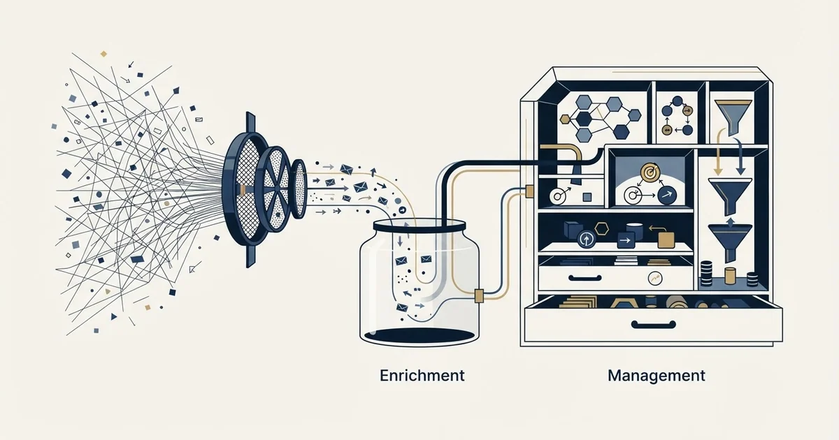 Editorial illustration for Findymail vs Insightly