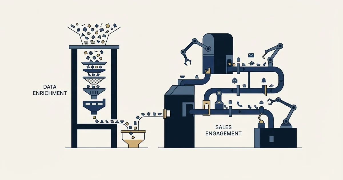 Editorial illustration for Findymail vs Overloop AI