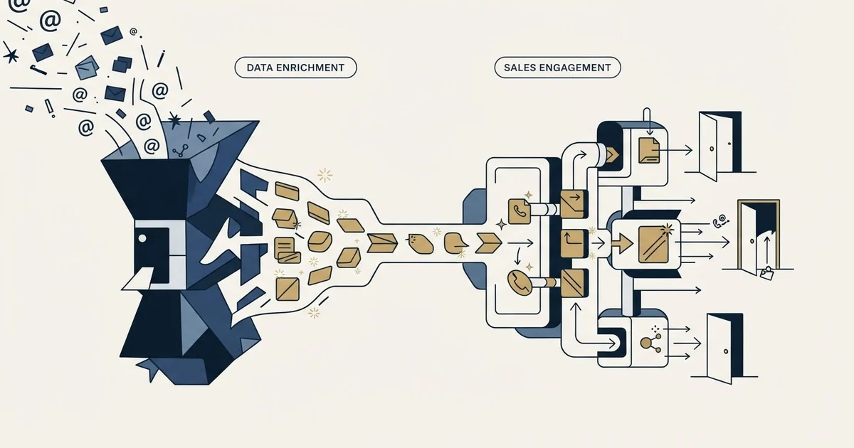 Editorial illustration for Findymail vs PhoneBurner