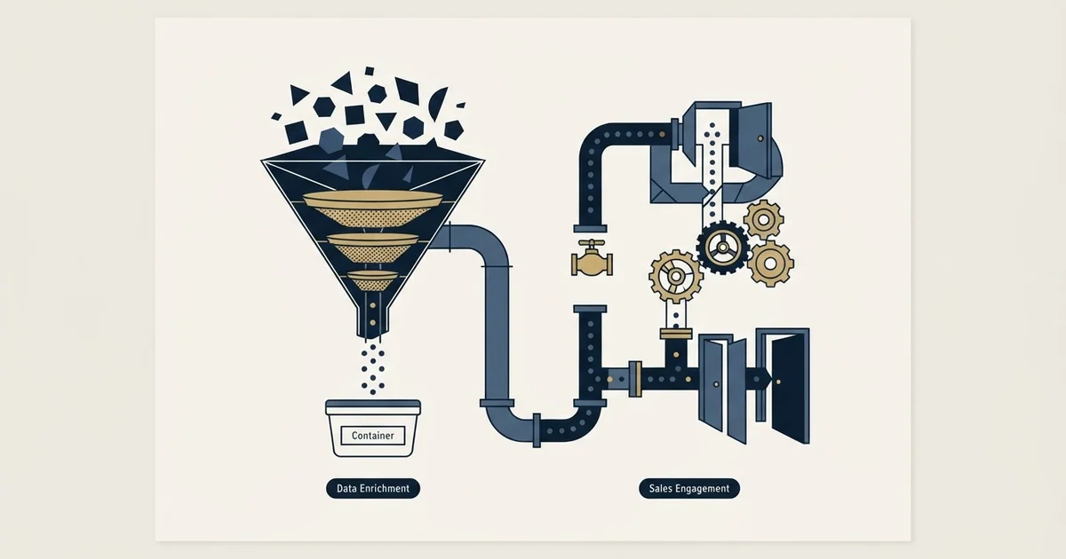 Editorial illustration for Findymail vs Salesflow