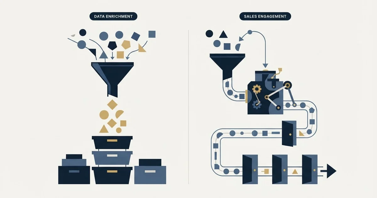 Editorial illustration for Findymail vs SalesRobot
