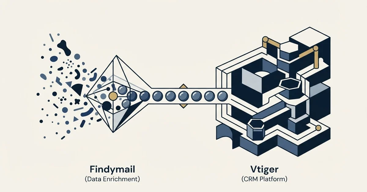 Editorial illustration for Findymail vs Vtiger