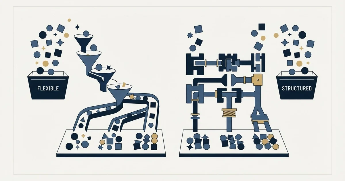 Editorial illustration for folk vs Freshsales