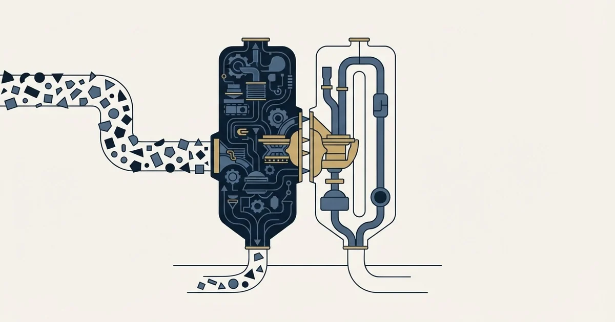 Editorial illustration for folk vs Less Annoying CRM