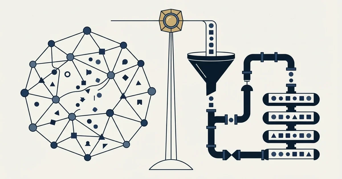 Editorial illustration for folk vs Vanillasoft