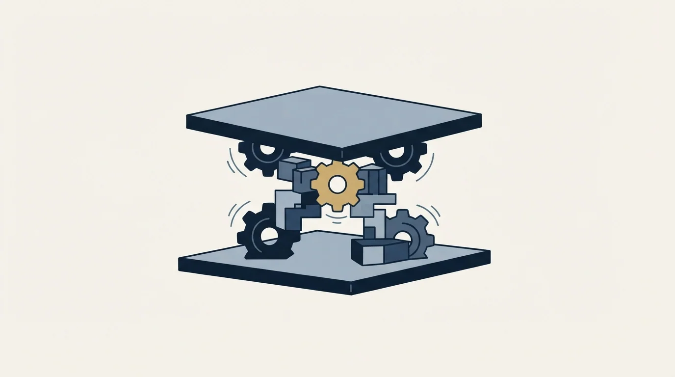 Section illustration: The arithmetic that decides between layers