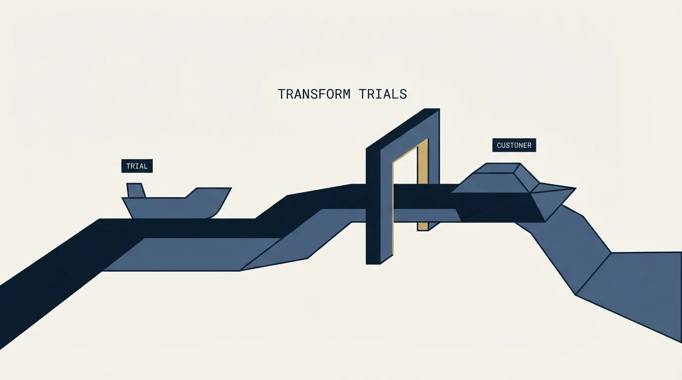 Section illustration: Transform Trials into Customers