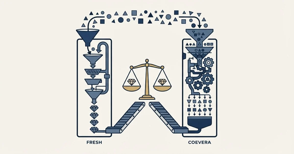Editorial illustration for Freshsales vs Coevera