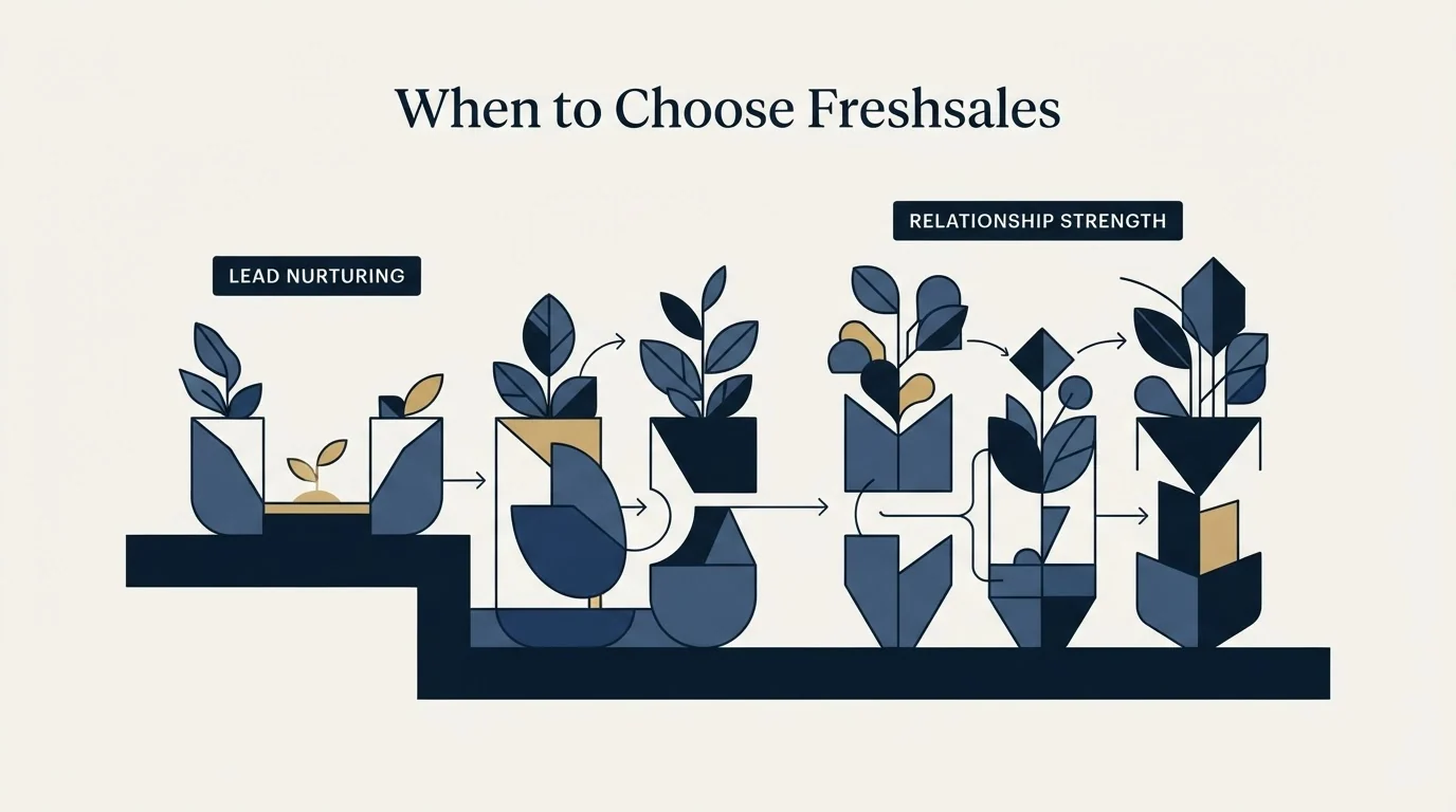Section illustration: When to Choose Freshsales