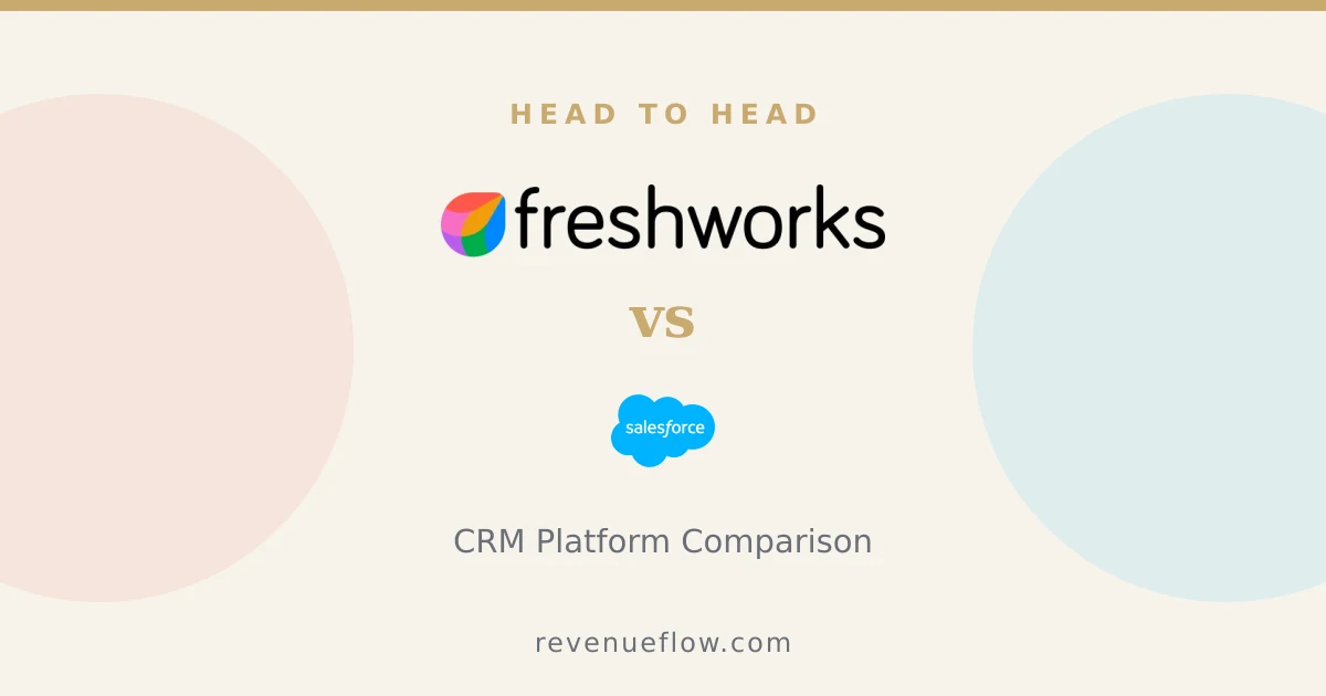 Branded cover: Freshsales vs Salesforce: CRM Platform Comparison