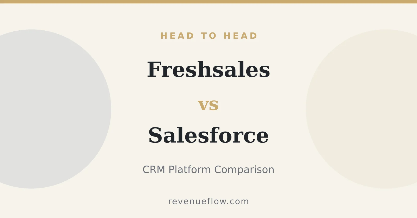 Branded cover: Freshsales vs Salesforce: CRM Platform Comparison