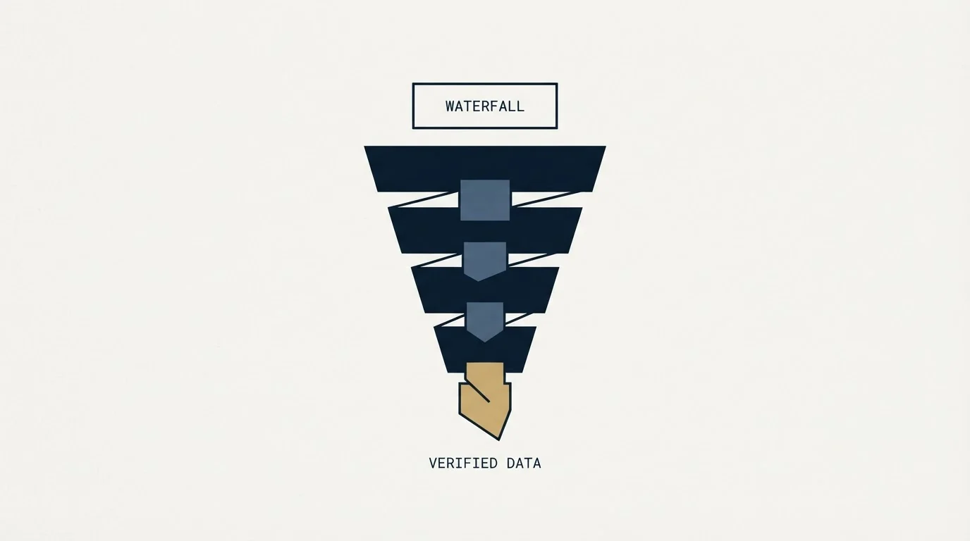 Section illustration: Where a waterfall vendor sits in an ordered stack