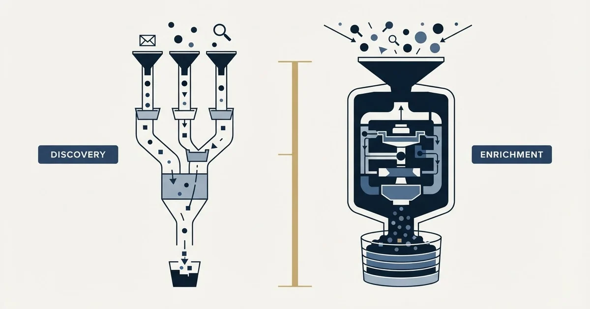 Editorial illustration for FullEnrich vs Hunter