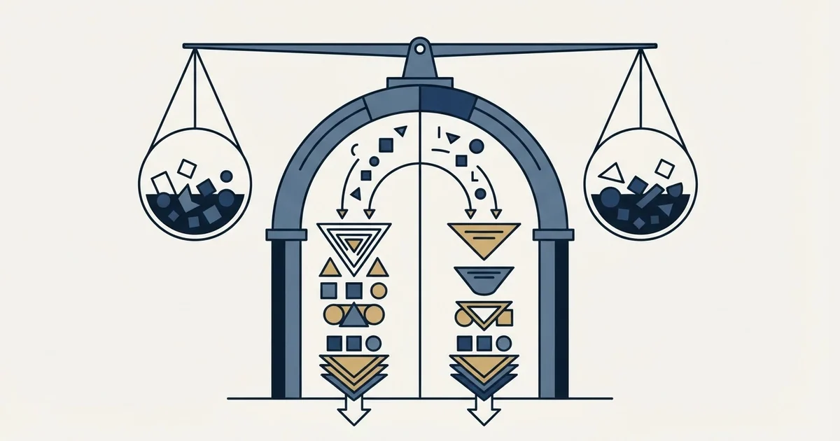 Editorial illustration for FullEnrich vs Ocean.io