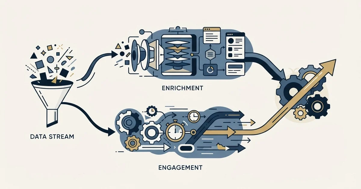 Editorial illustration for FullEnrich vs PhoneBurner