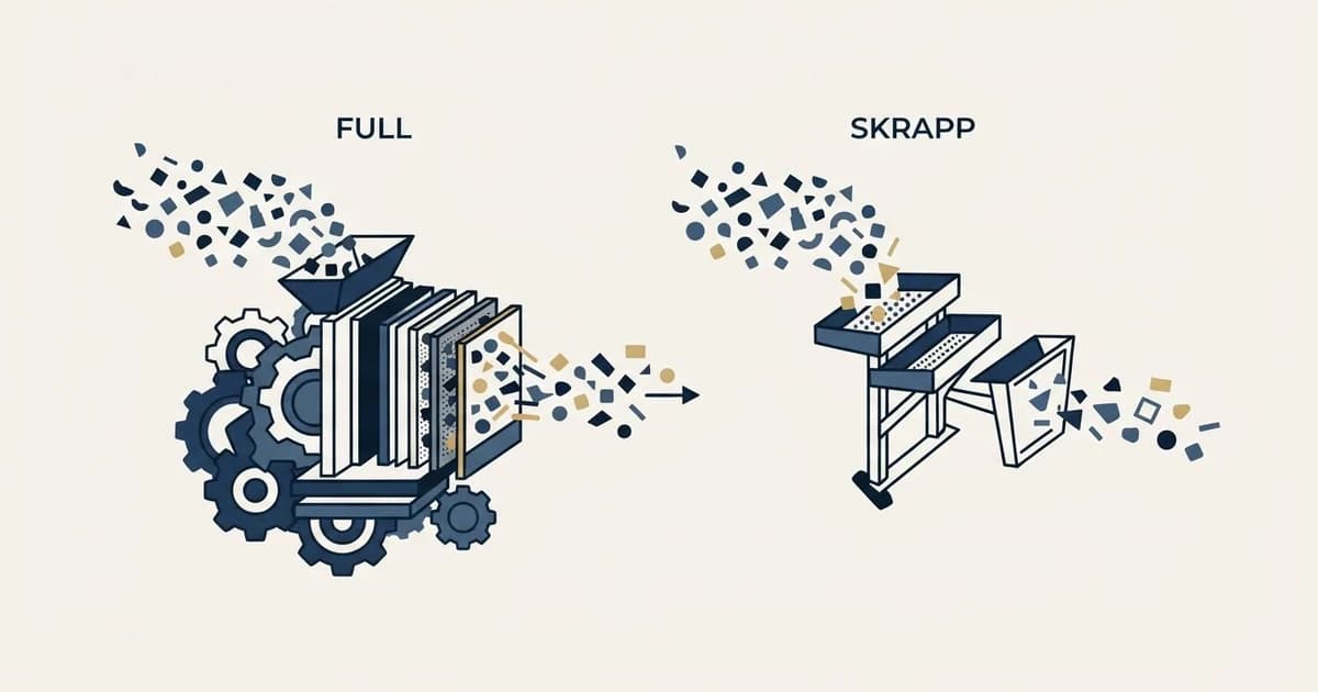 Editorial illustration for FullEnrich vs Skrapp.io