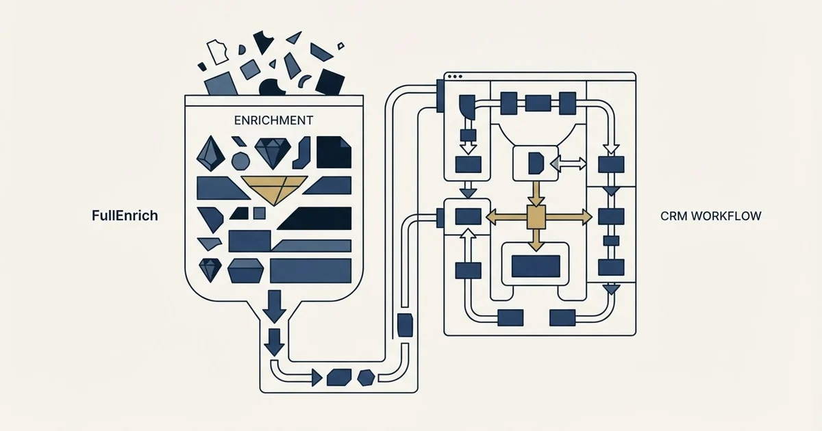 Editorial illustration for FullEnrich vs Streak