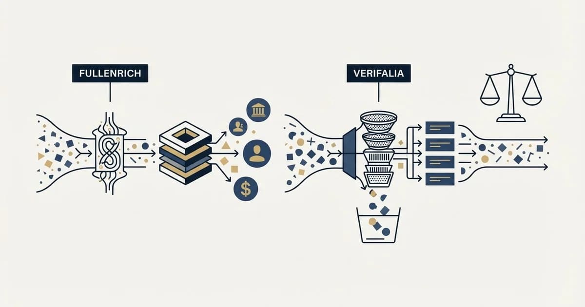 Editorial illustration for FullEnrich vs Verifalia