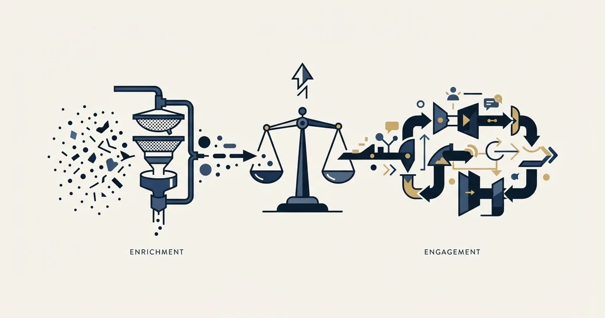 Editorial illustration for GetProspect vs Groove by Clari