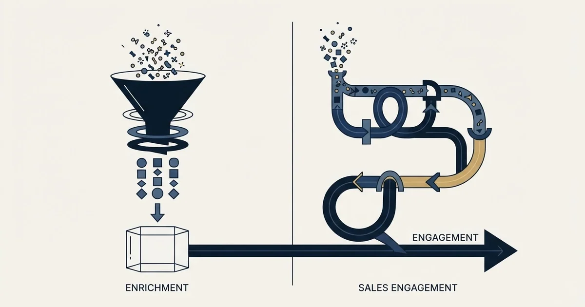 Editorial illustration for GetProspect vs La Growth Machine