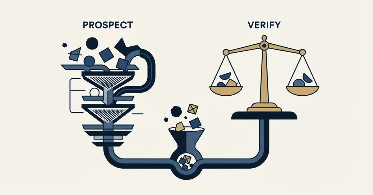 Editorial illustration for GetProspect vs Lusha