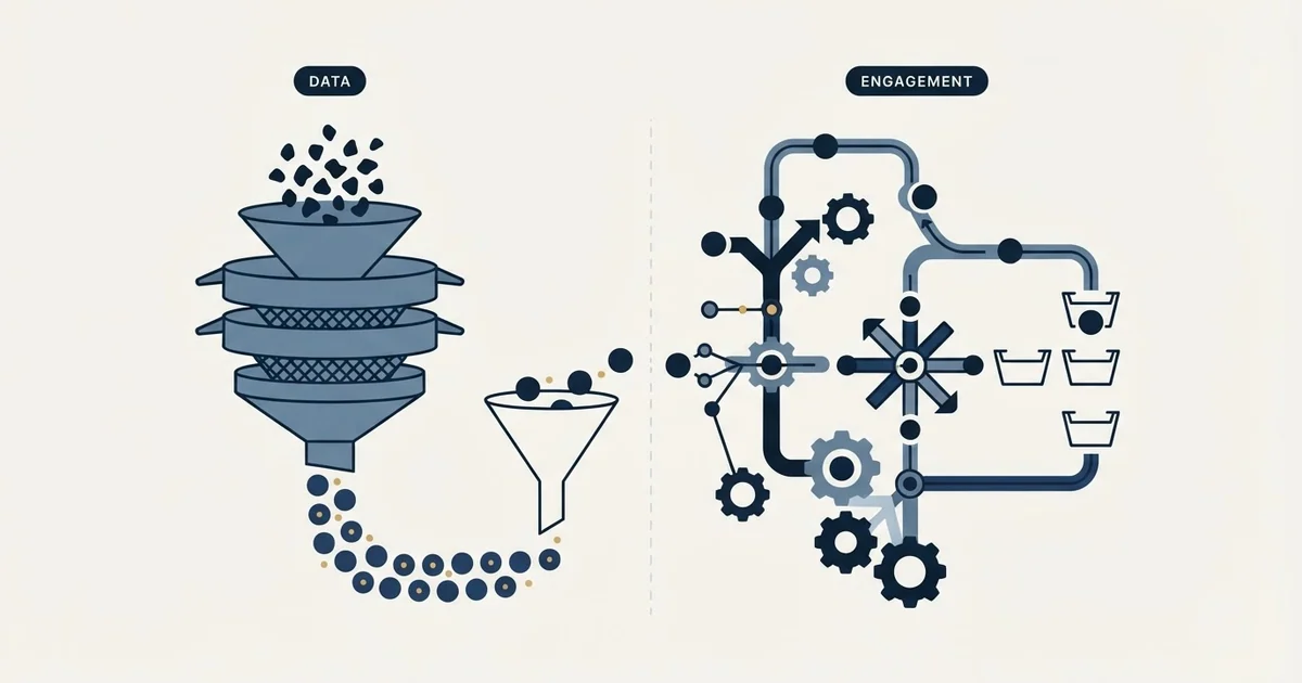 Editorial illustration for GetProspect vs Meet Alfred