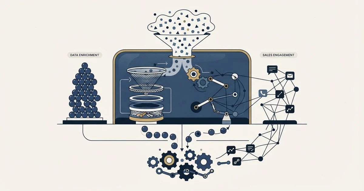 Editorial illustration for GetProspect vs Overloop AI