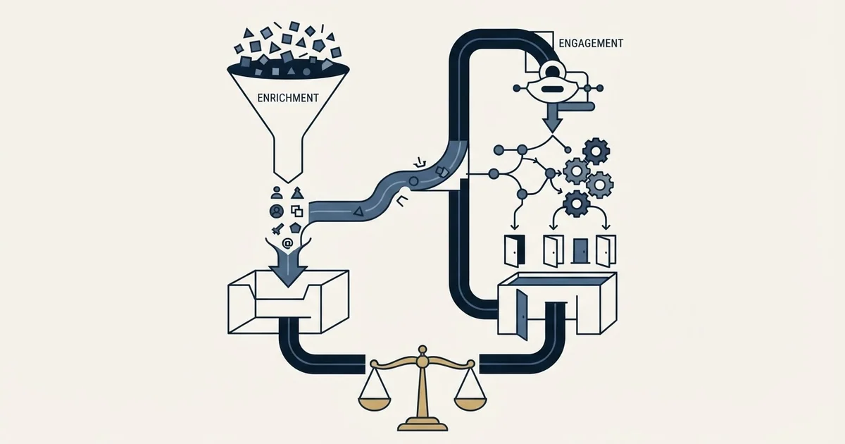 Editorial illustration for GetProspect vs Revenue.io