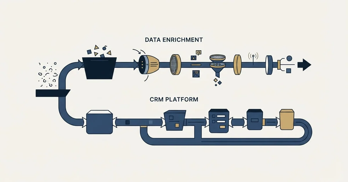 Editorial illustration for GetProspect vs Salesmate