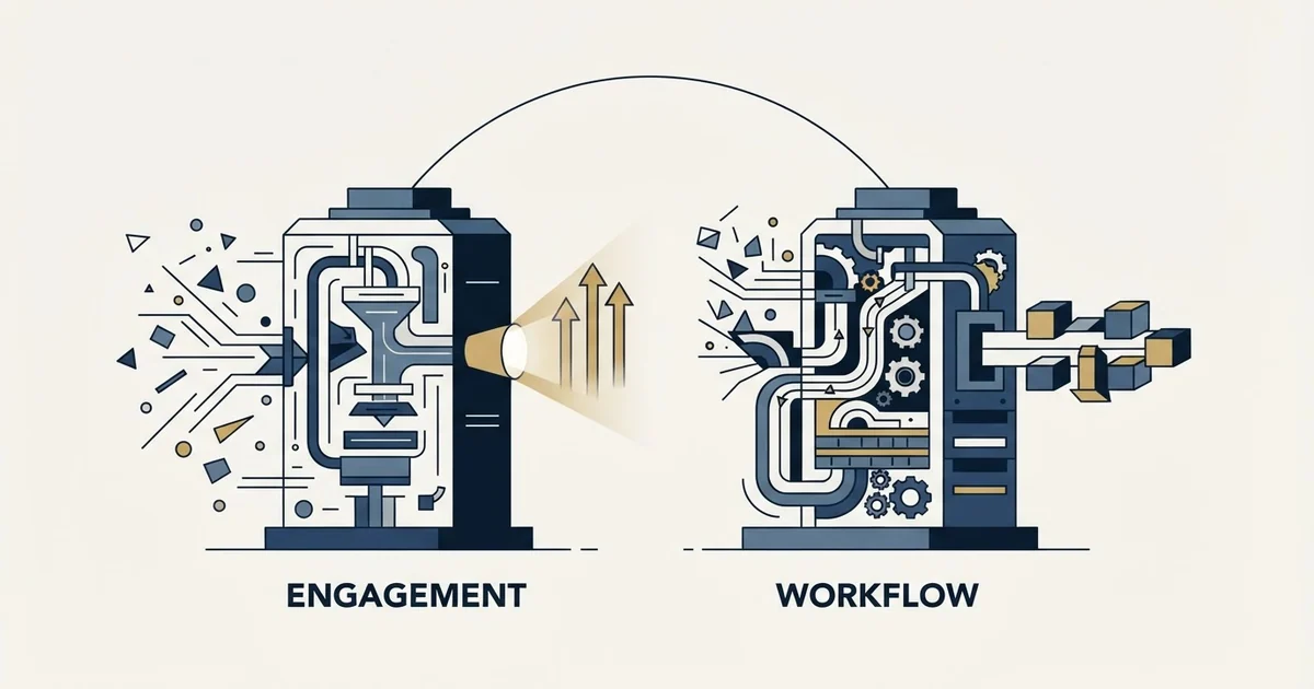 Editorial illustration for GetSales.io vs Groove by Clari